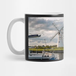 Thurne Mill at Thurne Mouth in the Norfolk Broads Mug